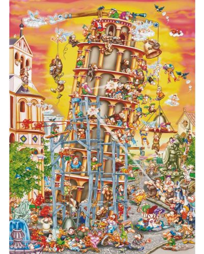 Puzzle D-Toys de 1000 piese – Turnul din Pisa - 2