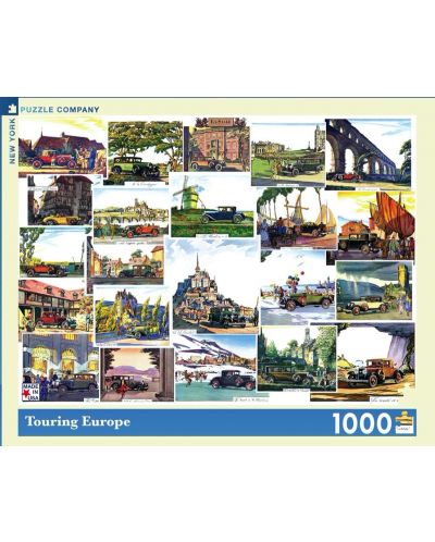 Puzzle New York Puzzle de 1000 piese - Touring Europe - 1