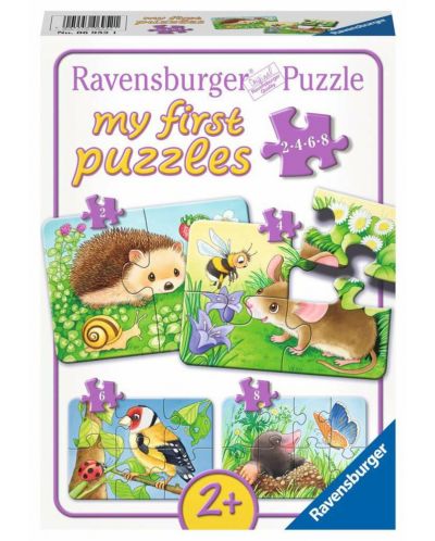 Puzzle Ravensburger 4 in 1 - Sweet garden dwellers - 1