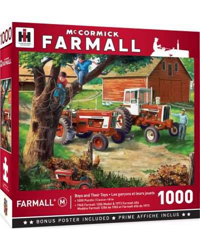 Puzzle Master Pieces de 1000 piese - Boys and their toys - 1