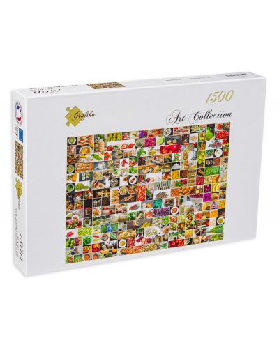 Puzzle Grafika de 1500 de piese - Bucătărie - 1
