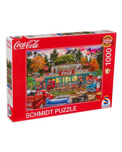 Puzzle Schmidt din 1000 de piese - Magazinul Coca-Cola - 1