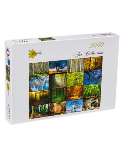 Puzzle Grafika de 2000 de piese - Copaci - 1
