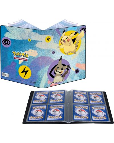 Dosar de stocare card Ultra Pro Pokemon TCG: Pikachu & Mimikyu 4 Pocket Portfolio - 2