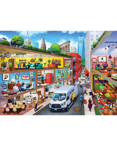 Puzzle Master Pieces de 1000 piese - City Living - 2