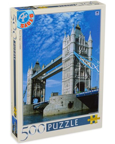 Puzzle D-Toys de 500 piese - Tower Bridge, London - 1