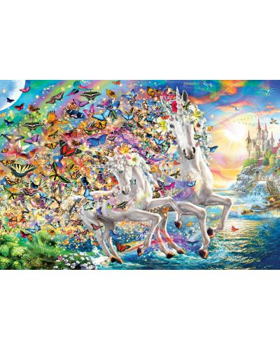 Puzzle Eurographics de 2000 piese - Lumea fabuloasa a unicornilor - 2