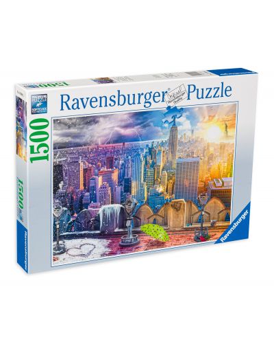 Puzzle Ravensburger de 1500 piese - Anotimpurile in New York - 1