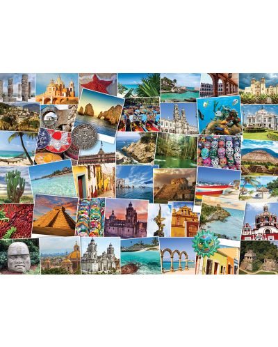 Puzzle Eurographics de 1000 piese – Calatorie in Mexic - 2