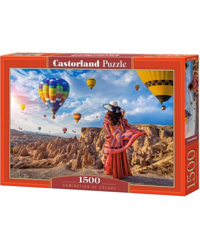 Puzzle Castorland din 1500 de piese - Extazul culorilor - 1