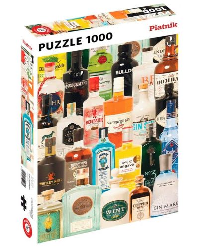 Puzzle Piatnik de 1000 piese - Gustul ginului - 1