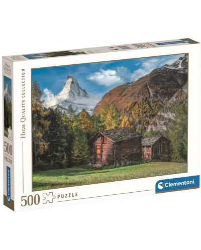 Puzzle  Clementoni din 500 piese - Încântătorul Matterhorn - 1