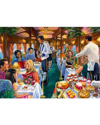 Puzzle Falcon de 500 piese - The Dining Carriage  - 2