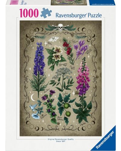 Puzzle Ravensburger din 1000 de piese - Plante otrăvitoare - 1