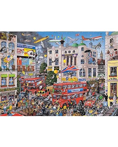 Puzzle Gibsons de 1000 piese - Imi place Londra, Mike Jupp - 2
