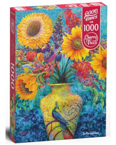 Puzzle Cherry Pazzi din 1000 de piese - Frumusețea florilor - 1