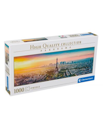 Puzzle panoramic de 1000 de piese Clementoni - Vedere la Paris - 1