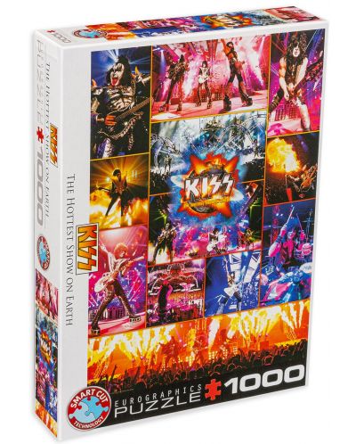 Puzzle Eurographics de 1000 piese - Kiss in direct - 1
