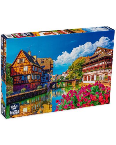 Puzzle din 1000 de piese Black Sea - Primavara la Strasbourg - 1