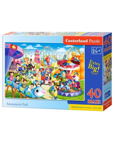 Castorland 40 XXL Puzzle - Parc de distractii  - 1