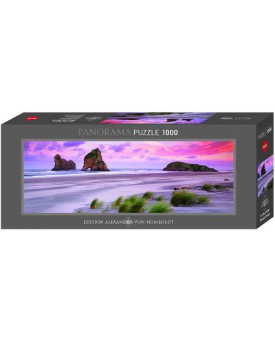Puzzle panoramic Heye de 1000 piese - Plaja Wharariki, Noua Zeelanda - 1