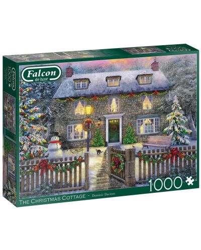 Puzzle  Falcon de 1000 piese - The Christmas Cottage - 1