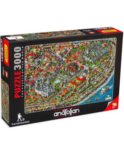 Puzzle Anatolian de 3000 piese - O privire spre Istanbul	 - 1
