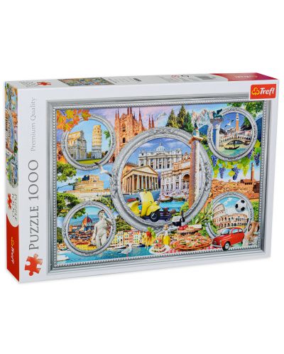Puzzle Trefl de 1000 piese - Italia - 1