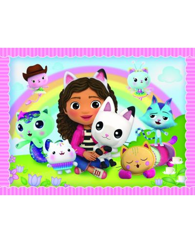Trefl Puzzle 2 în 1 - Gabby și prietenii ei pisici - 2