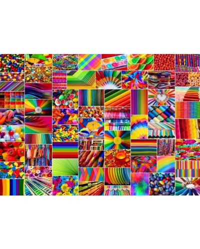 2000 piese Grafika Puzzle - Colaj de culori - 2