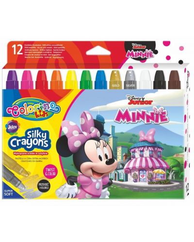 Colorino Disney Junior Minnie Silky pasteluri 12 culori - 1