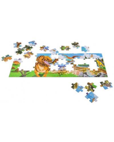 Puzzle pentru podea Melissa & Doug - Dinozauri, 48 piese - 3