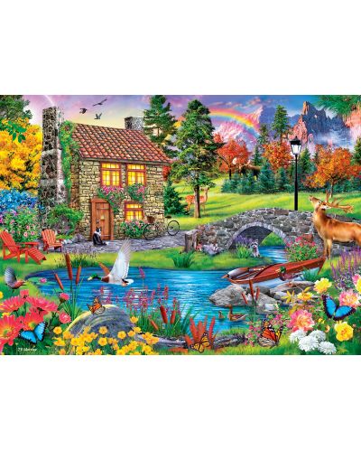 Puzzle Master Pieces de 1000 piese - Stoney Brook Cottage - 2