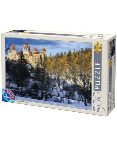 Puzzle D-Toys de 500 piese - Bran Castle, Romania - 1