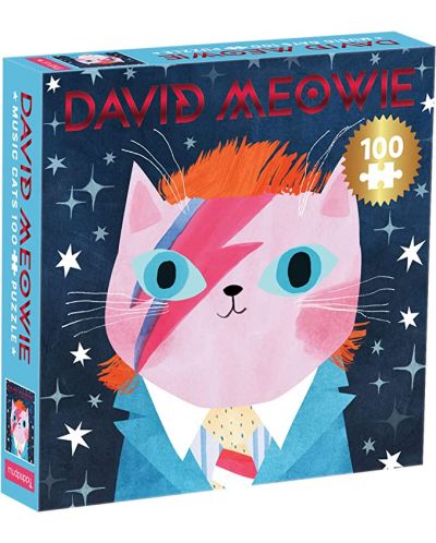 Puzzle Galison 100 piese - David Meow - 1