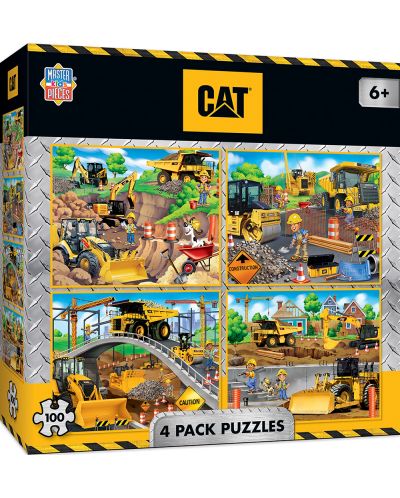 Puzzle Master Pieces 4 in 1 - Caterpillar 4-Pack - 1