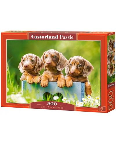 Puzzle Castorland de 500 de piese - Puppies - 1