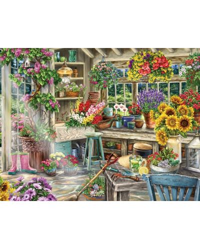 Puzzle Ravensburger de 2000 piese - Paradisul gradinii - 2