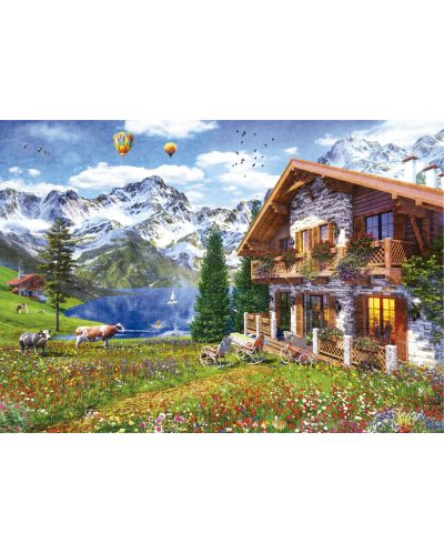 Educa 4000 piese puzzle - Chalet in the Alps - 2