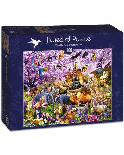 Puzzle Bluebird de 1000 piese - Two By Two at Noah's Ark - 1