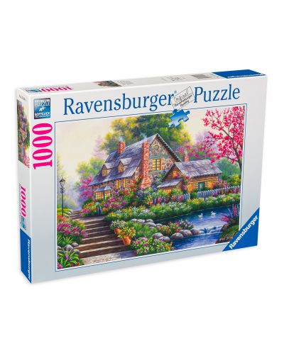 Puzzle Ravensburger de 1000 piese - Casa romantica - 1