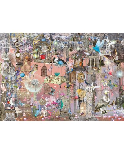 Puzzle Schmidt din 1000 de piese - Frumusete roz - 2