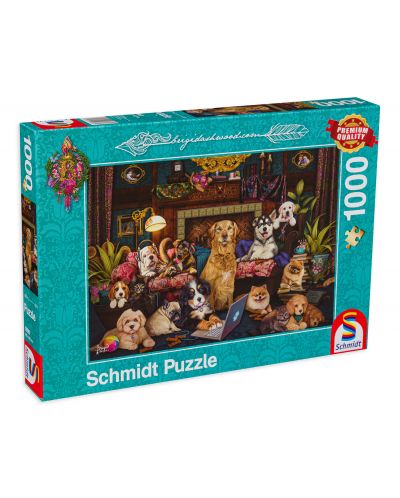 Puzzle Schmidt din 1000 de piese - Seară confortabilă - 1