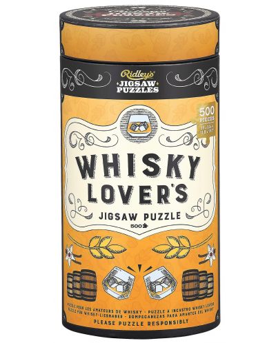 Puzzle Galison 500 de piese - Whisky Time - 1
