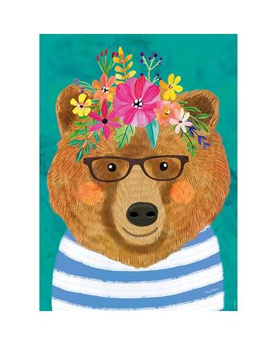 Puzzle Heye de 1000 piese - Ursul cu flori - 2