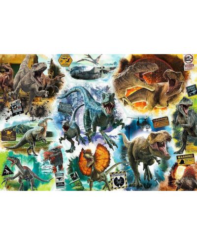 Puzzle Trefl din 1000 de piese - Dinozauri - 2