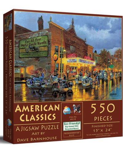Puzzle SunsOut din 550 de piese - Clasici americani - 1