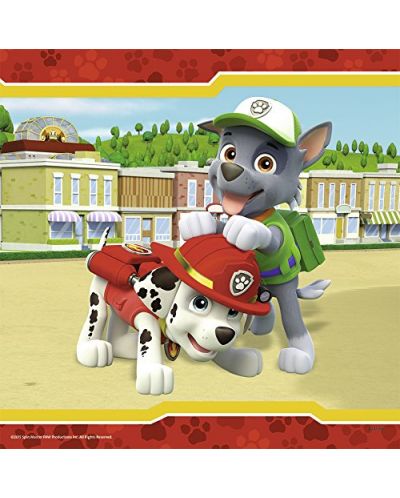 Puzzle Ravensburger din 3 x 49 piese - Eroi in uniforme, Paw Patrol - 4