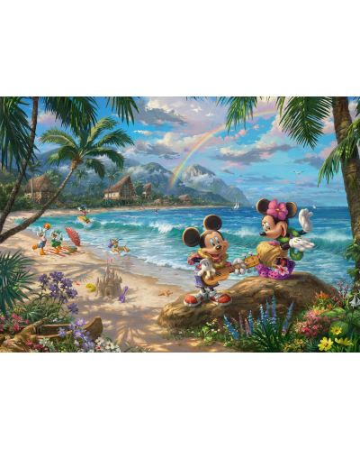 Puzzle Schmidt din 1000 de piese - Mini și Mickey în Hawaii - 2
