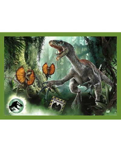 Puzzle Trefl 4 în 1 - Dinozauri - 2